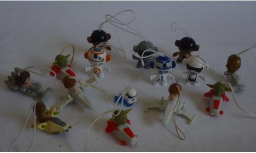 15x Kinder Ovo Star Wars Pingentes Celular